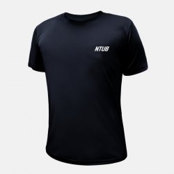 【團購商品，10件起做】NTUB簡約超細纖維排汗衫_經典黑