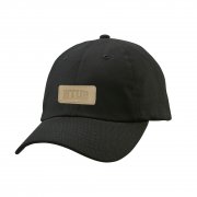 【團購商品，10個起做】NTUB皮革標老帽_黑