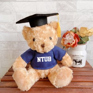 【團購商品，10隻起做】NTUB畢業小熊_藍