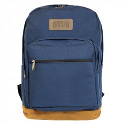 【團購商品，10個起做】NTUB經典款後背包31L皮標款_藍色