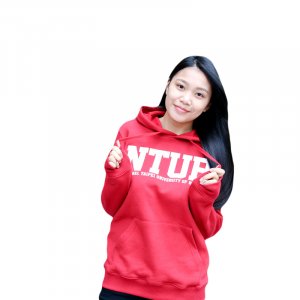 【絕版出清，最後S.XS】NTUB經典款刷毛帽T_酒紅