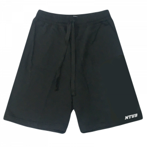【團購商品,10件起做】NTUB休閒有型棉短褲_黑/灰(可混色)