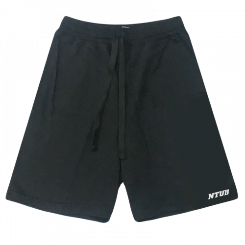 【團購商品，10件起做】NTUB休閒有型棉短褲_黑/灰(可混色)