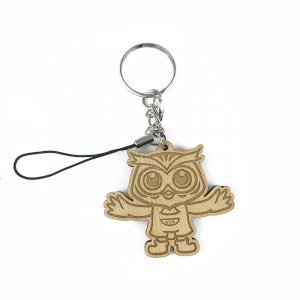 臺北商大檜木鑰匙圈(百年吉祥物)