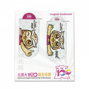 臺北商大兩入磁鐵書籤(百年吉祥物)